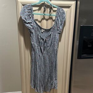 Aeropostale Blue Floral Mini Dress